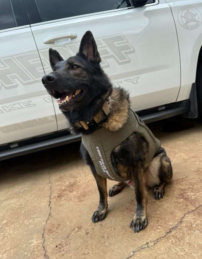 Pike County Sheriff’s Office K9 Choppa Receives Donated Protective Vest
